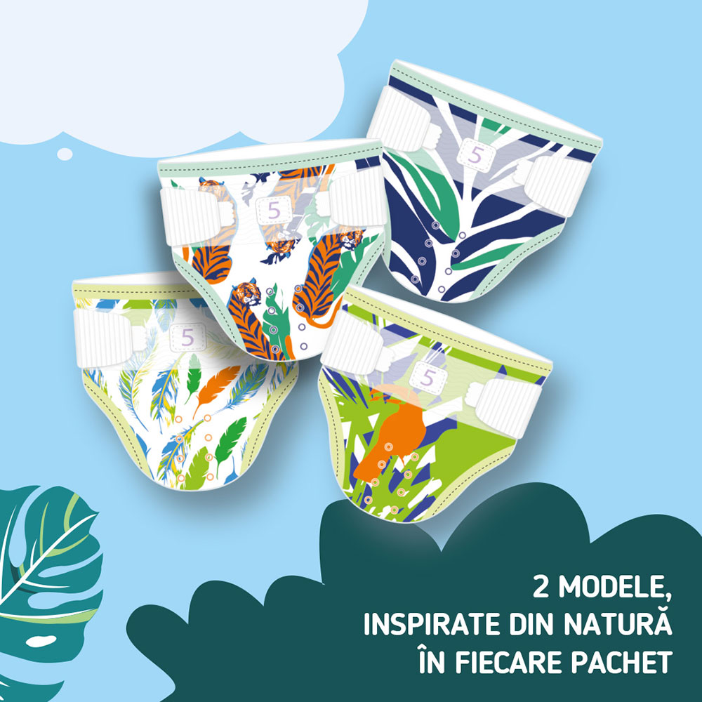 Scutece PUFIES Fashion&Nature Extra Large nr 6, Unisex, 13 kg+, 126 buc