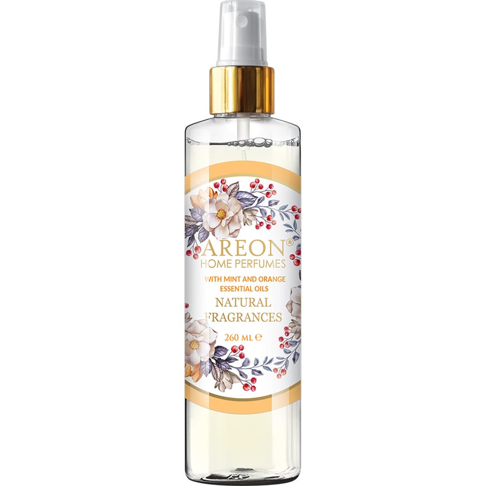 Odorizant camera AREON Home Natural Spray Mint & Orange, 260 ml