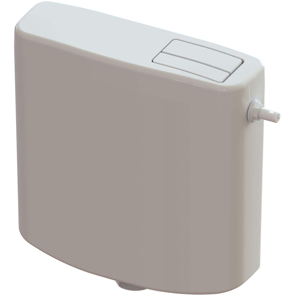 Rezervor suspendat Nikiplast, 37 x 37 x 13cm, 6l, alb