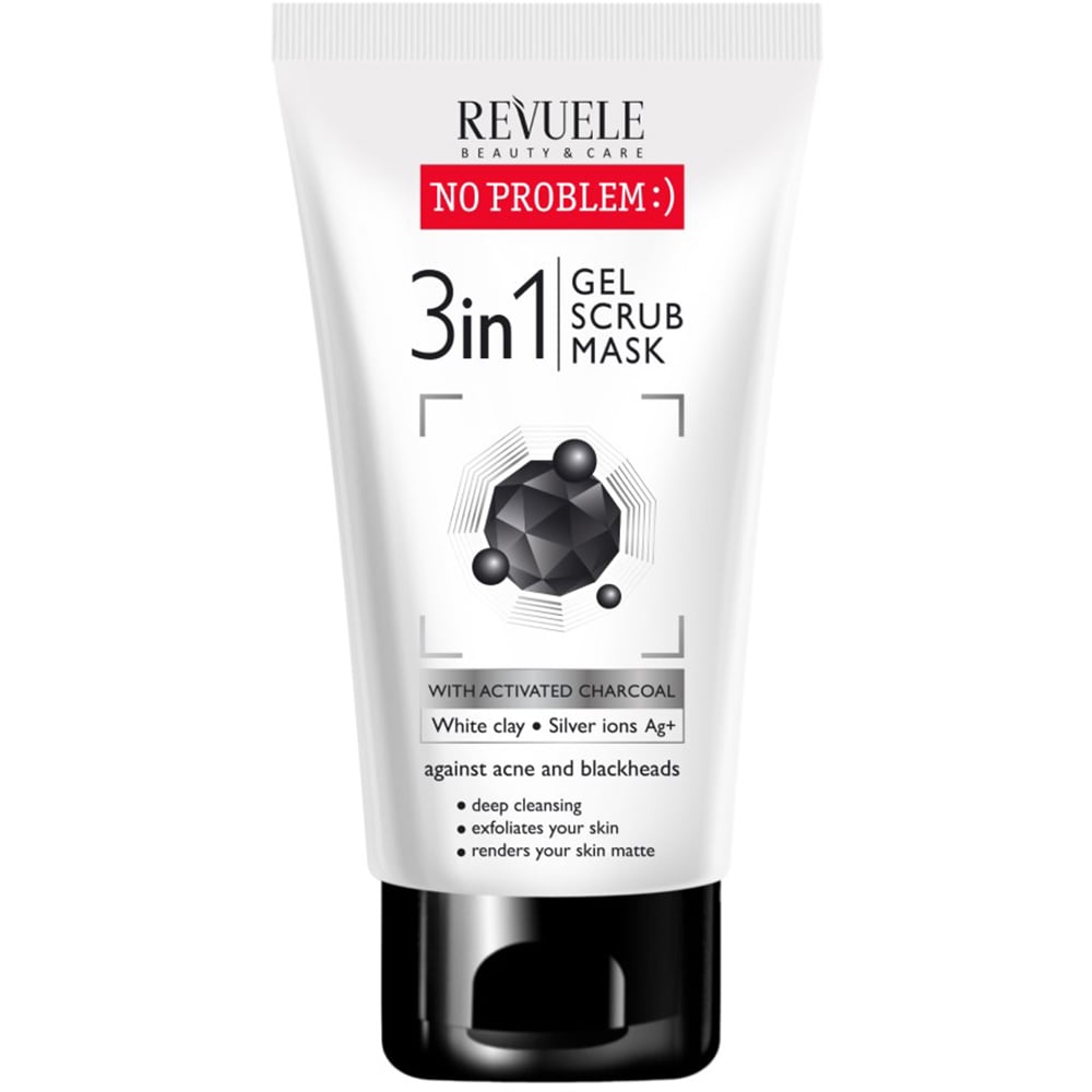 Gel de curatare REVUELE No problem 3 in 1 Gel, Scrub, Masca, 150ml