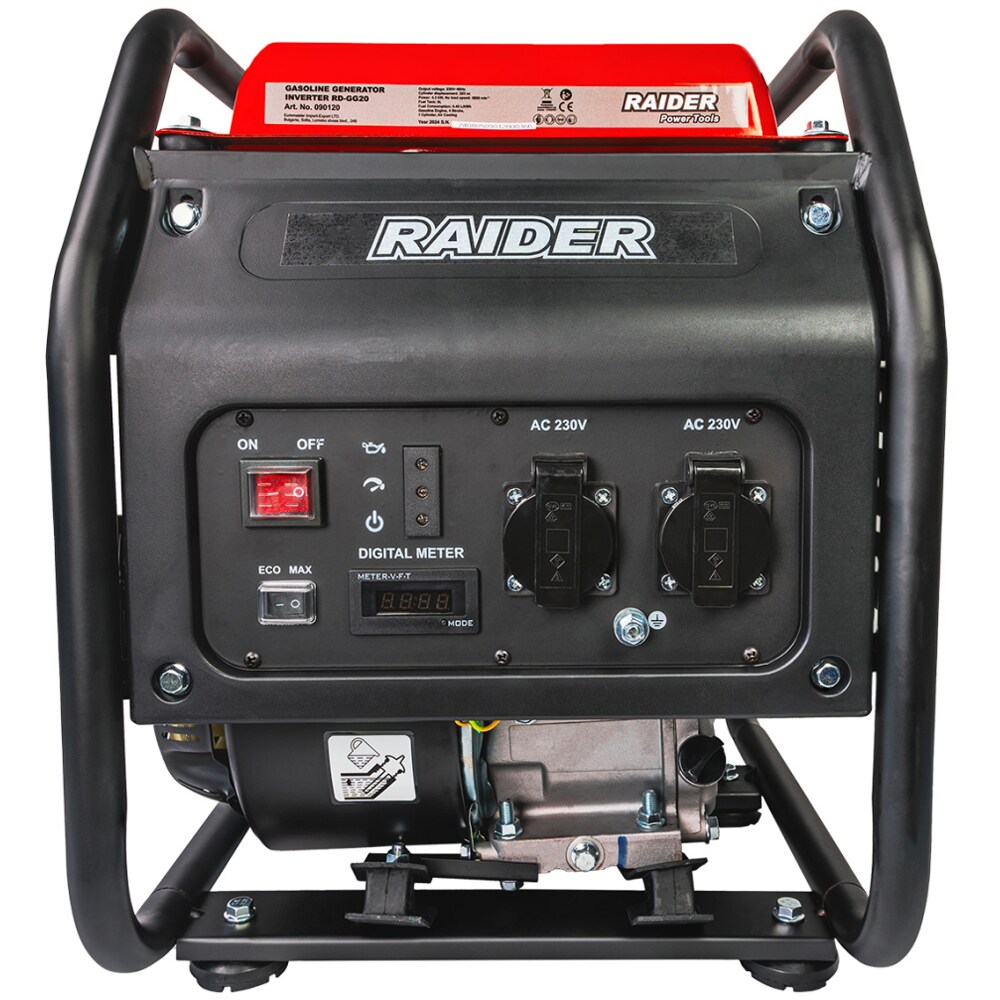 Generator de curent electric RAIDER RD-GG20, 4200W, 4 timpi, benzina