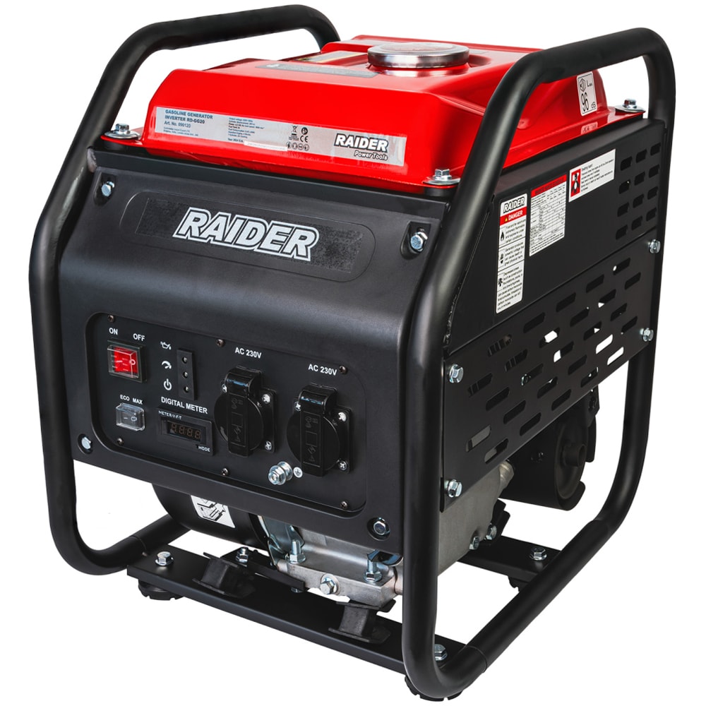 Generator de curent electric RAIDER RD-GG20, 4200W, 4 timpi, benzina
