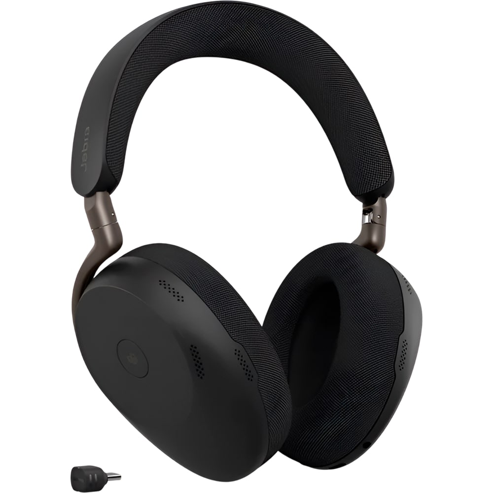 Casti Wireless teleconferinta JABRA Evolve3 85 UC, Stereo, Noise Cancelling,, Bleutooth, USB-A, Wireless Charging Pad, negru
