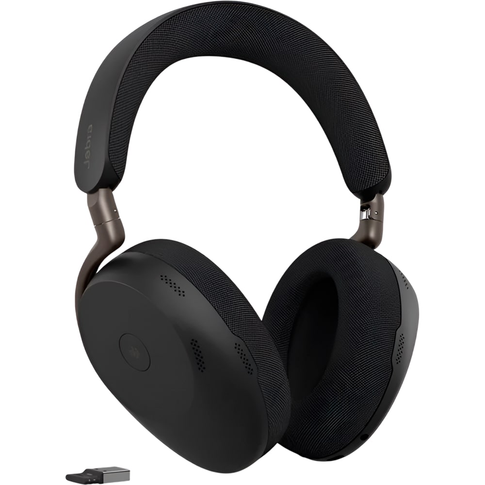 Casti Wireless teleconferinta JABRA Evolve3 85 MS, Stereo, Noise Cancelling, Bleutooth, USB-C, negru