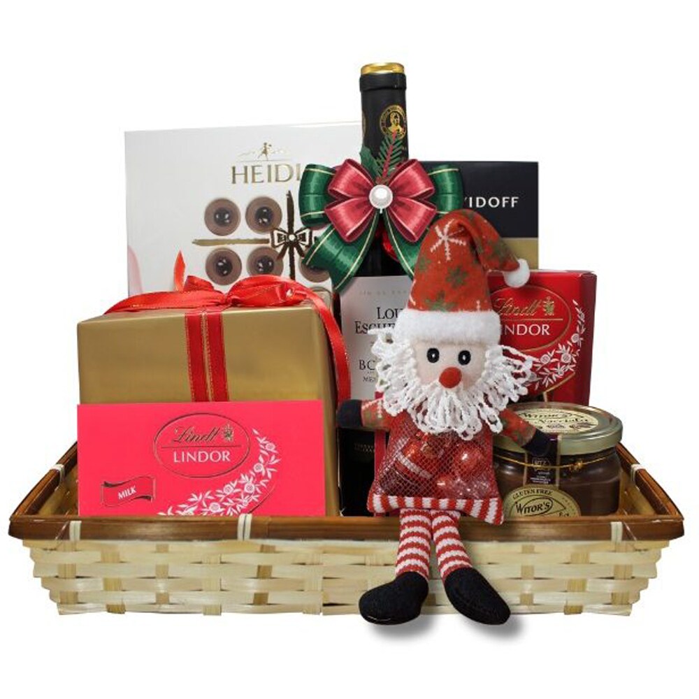 Cos cadou LUXURY BASKETS Craciun Bordeaux 10CB