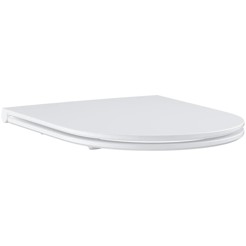 Capac WC GROHE Bau Ceramic 39913000, SoftClose, slim, duroplast, alb