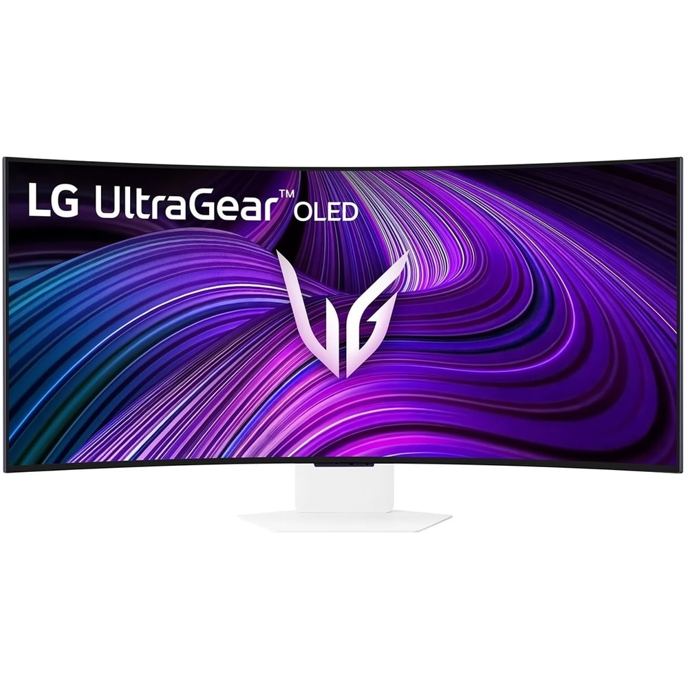Monitor gaming curbat OLED LG UltraGear 39GX90SA-W, 39", WQHD, 240 Hz, FreeSync Premium Pro, HDR10, boxe, alb