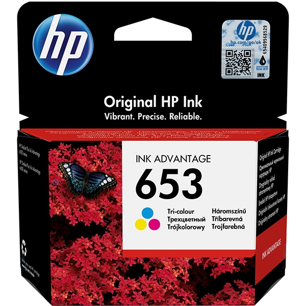 Cartus original HP 653 (3YM74AE), tricolor