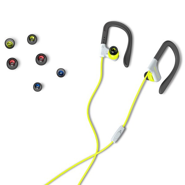 Casti ENERGY SISTEM Earphones Sport 1 ENS429356, Cu Fir, In-Ear, Microfon, galben
