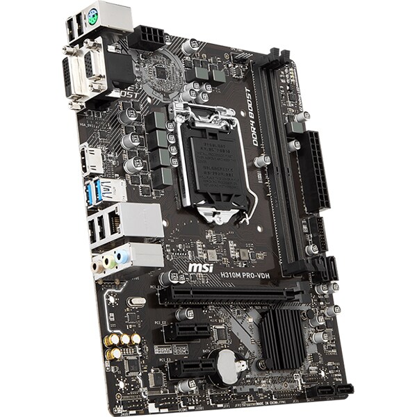 Placa de baza MSI H310M PRO-VDH, socket 1151, H310,  2xDDR4, 4xSATA3, mATX