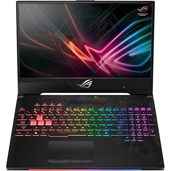 Laptop Gaming ASUS ROG Strix Scar II GL504GS-ES056, 15.6" Full HD, Intel Core i7-8750H pana la 4.1GHz, 16GB, SSHD 1TB + SSD 256GB, NVIDIA GeForce GTX 1070 8GB, Free Dos
