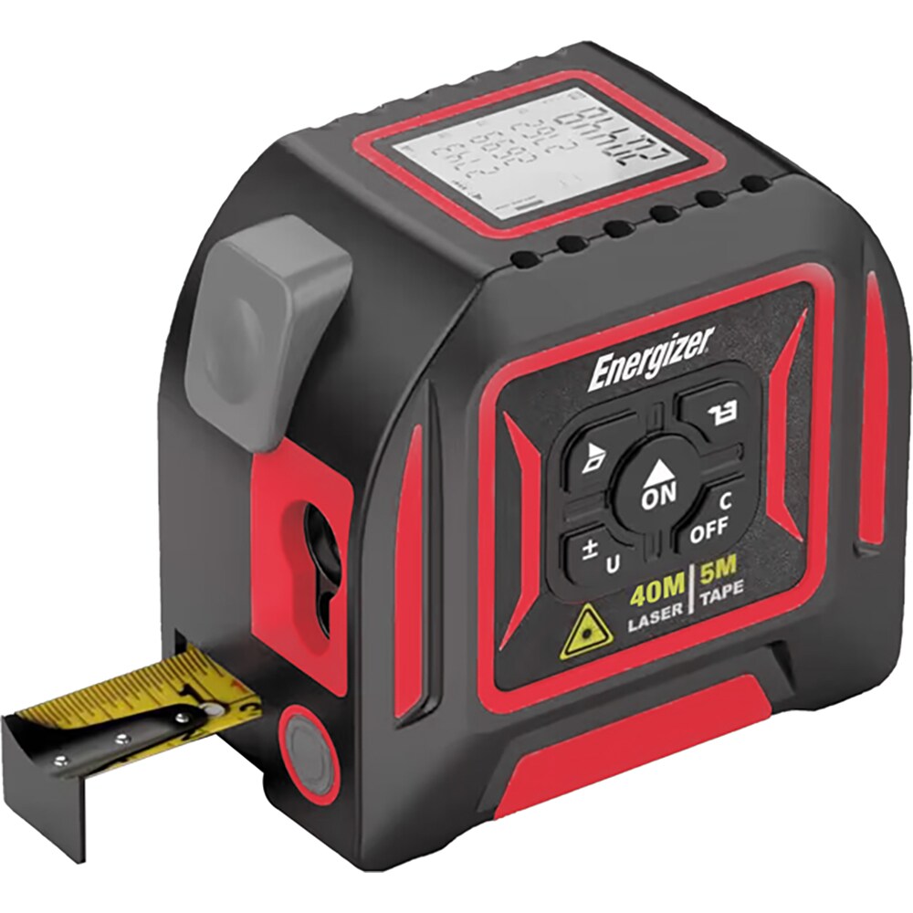 Ruleta laser ENERGIZER 3MT40, distanta 40m, rosu