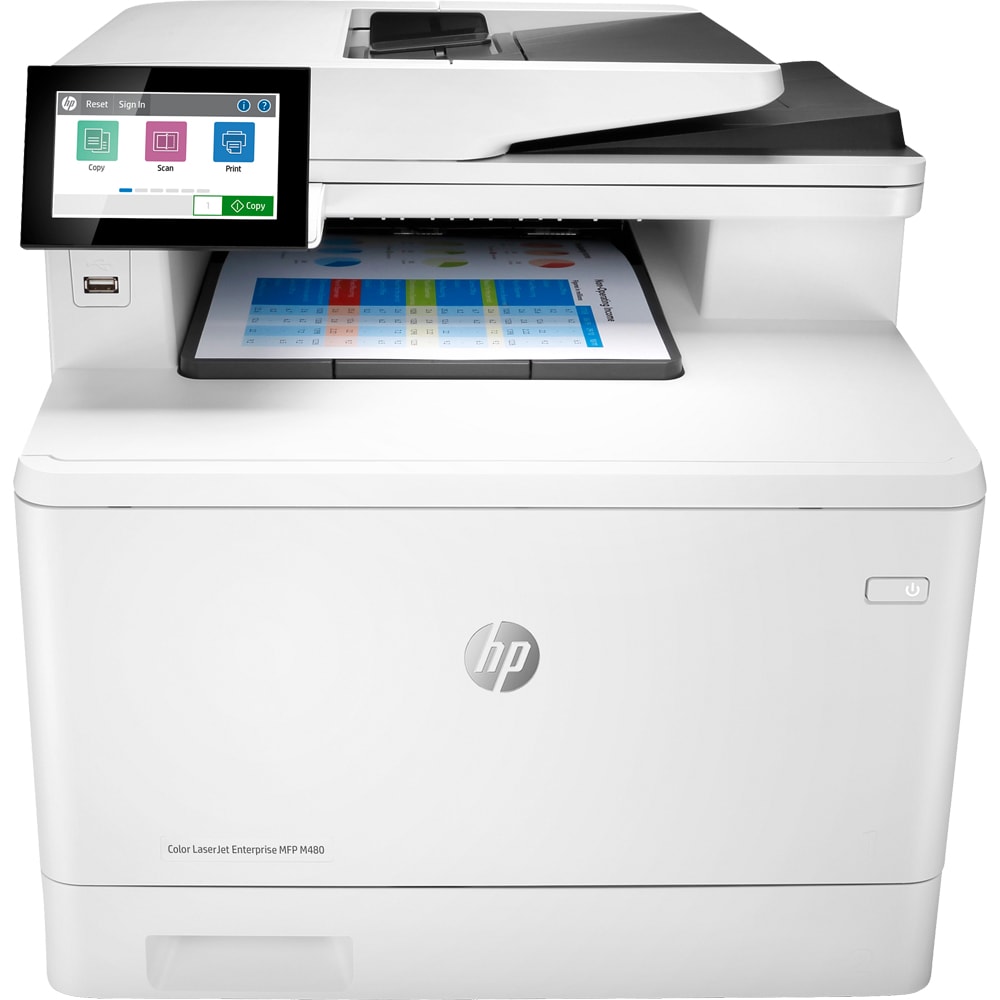 Multifunctional laser color HP LaserJet Enterprise MFP M480F, A4, USB, Retea, Fax