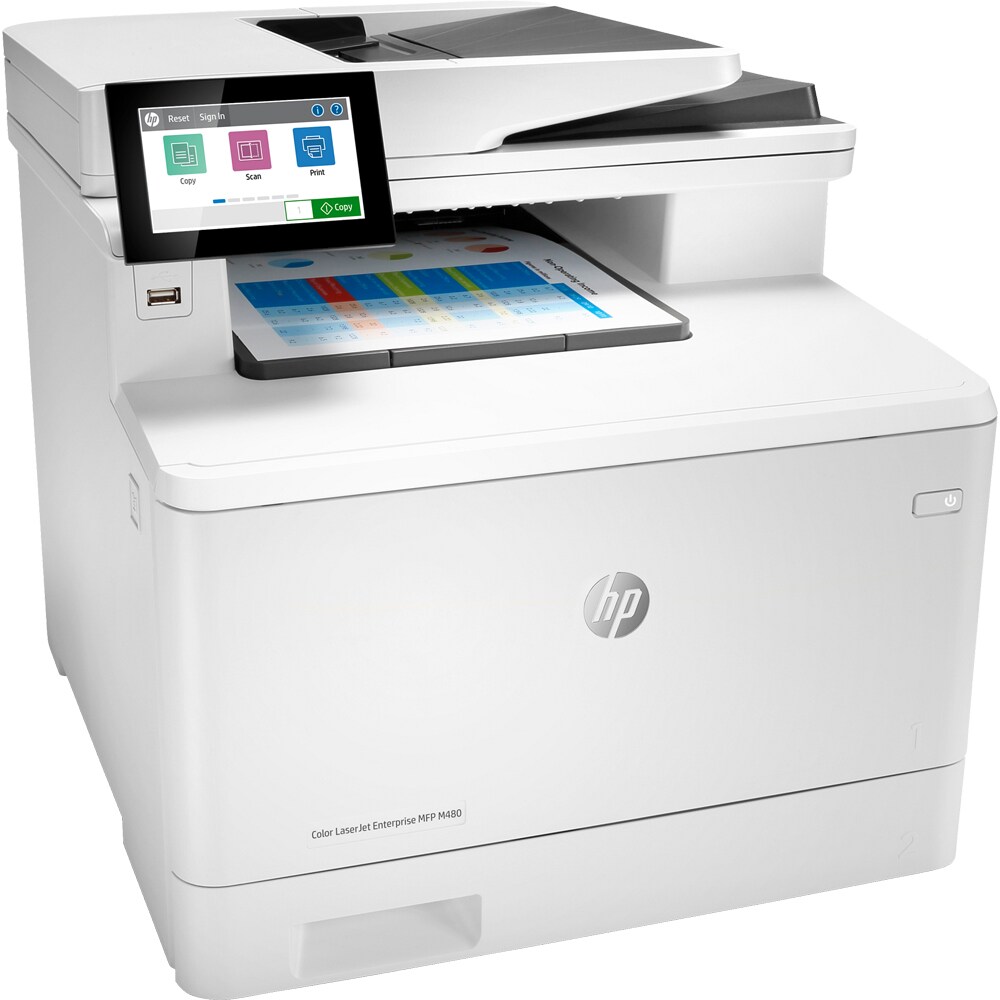Multifunctional laser color HP LaserJet Enterprise MFP M480F, A4, USB, Retea, Fax