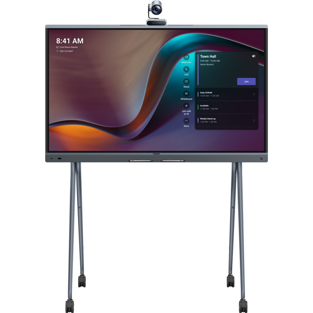 Sistem videoconferinta YEALINK Pro, 65" 4K Ultra HD, gri