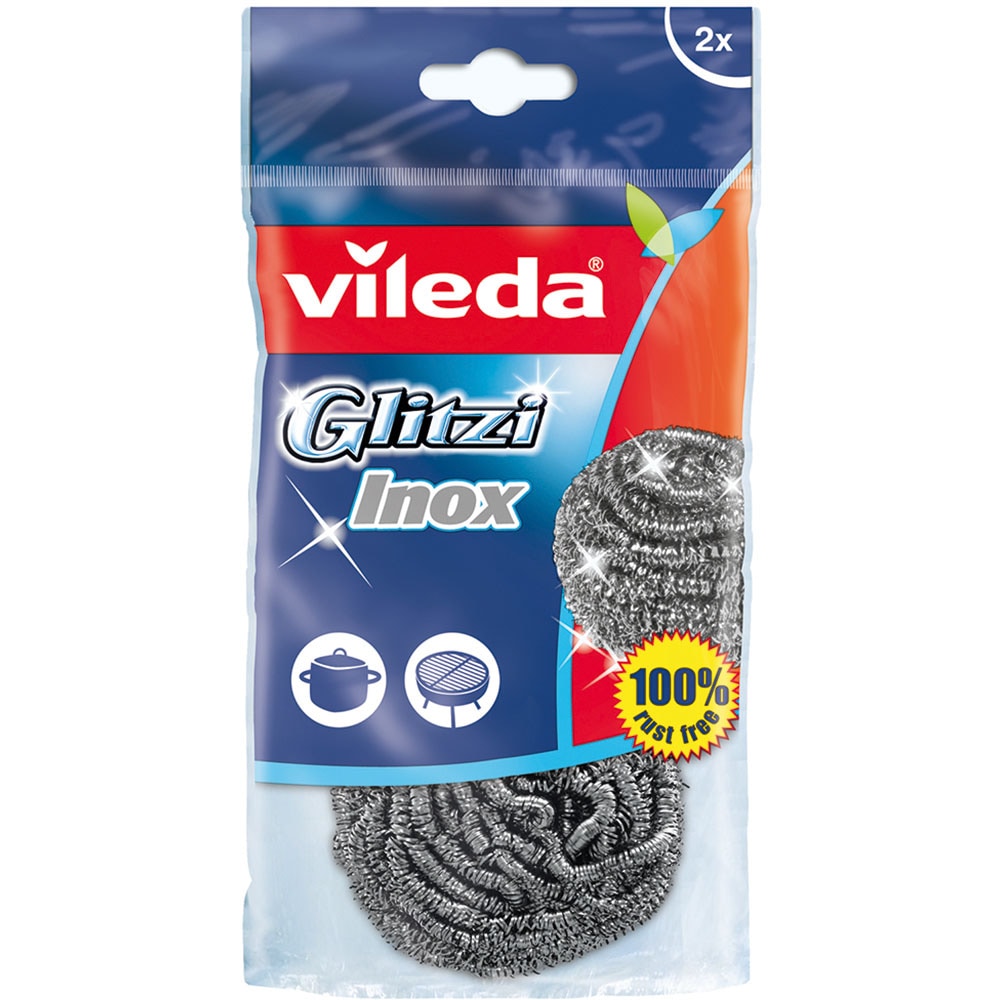 Burete de vase VILEDA 46011, inox, 2 bucati
