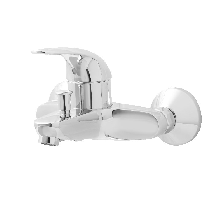 Baterie cada/dus GROHE Swift 23270000, monocomanda, alama, argintiu