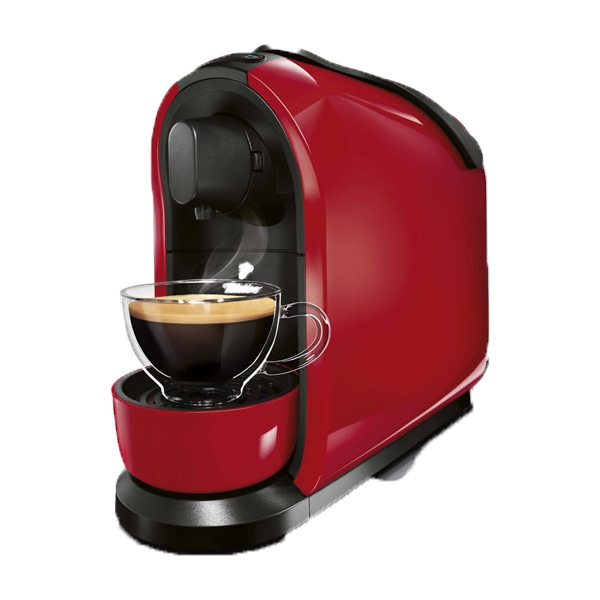 Espressor TCHIBO Cafissimo Pure 326531, 1l, rosu-negru