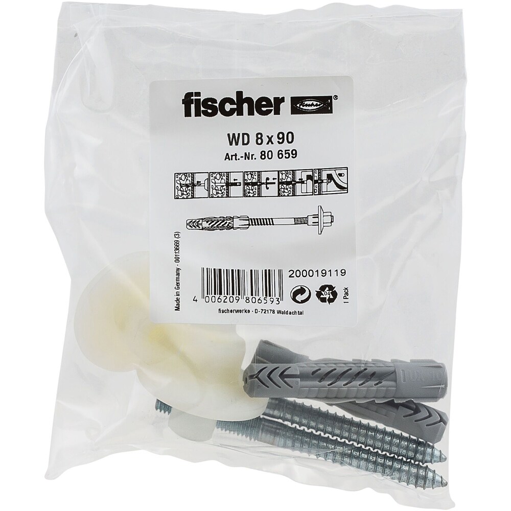 Surub cu diblu universal FISCHER WB, 10 x 130mm, 1buc