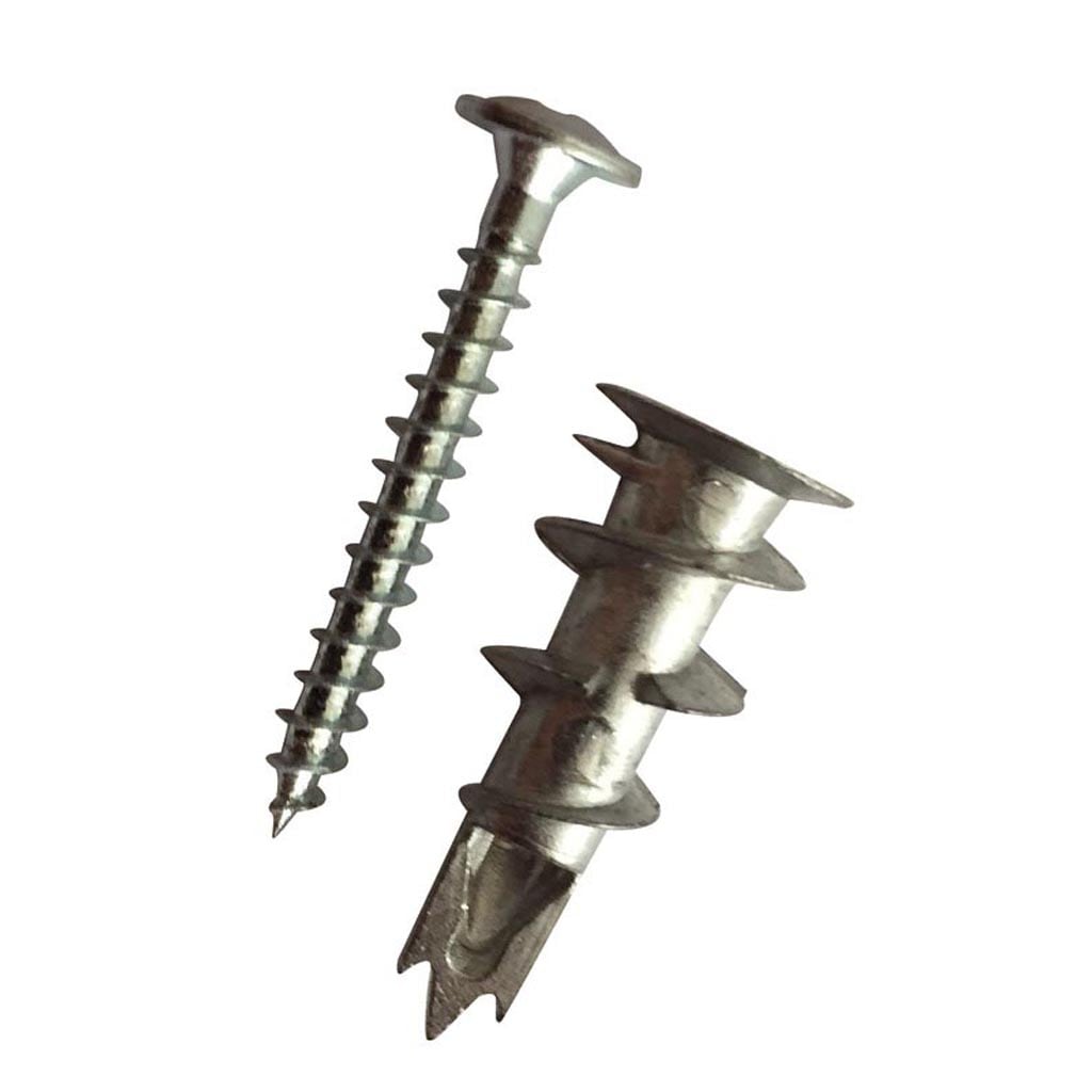 Diblu gips carton si surub metal FISCHER GKM S K, 4.5 x 35 mm, 6 buc, argintiu