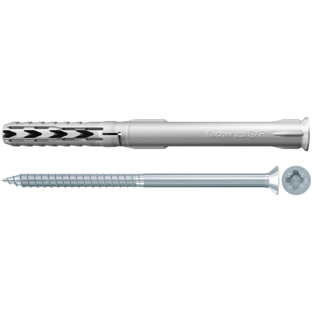 Surub cu diblu universal FISCHER SXS, 8 x 80mm, 5buc