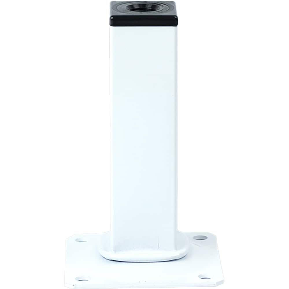 Picior mobila patrat, 25 x 25 x 100 mm, alb