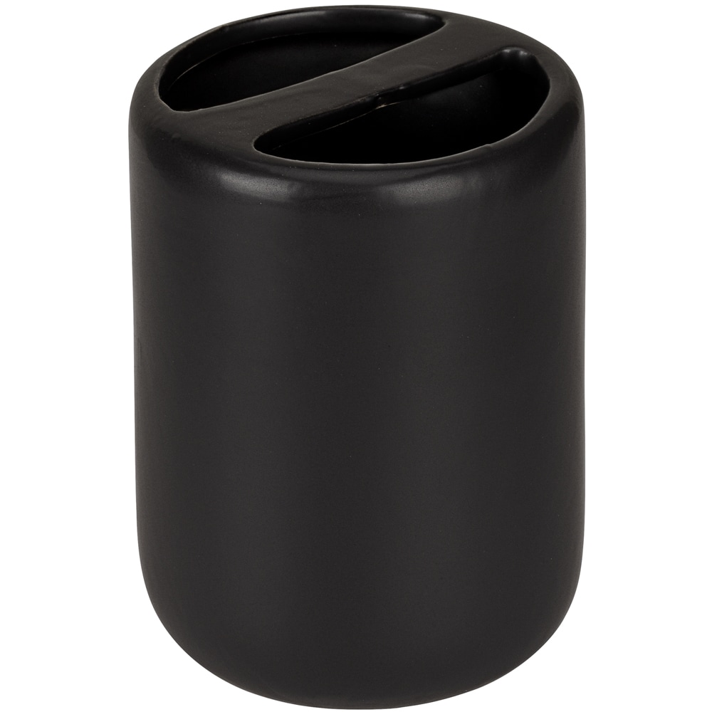 Pahar baie WENKO Olinda, ceramica, negru