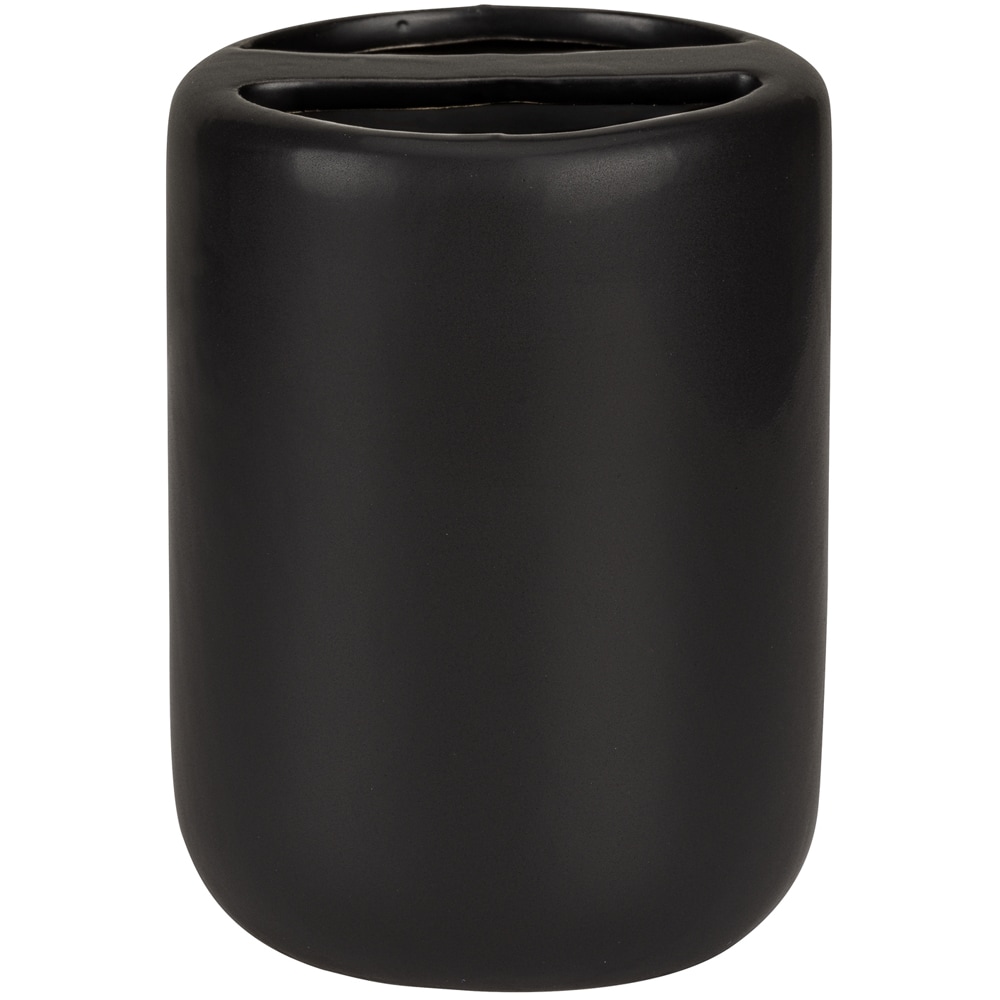Pahar baie WENKO Olinda, ceramica, negru