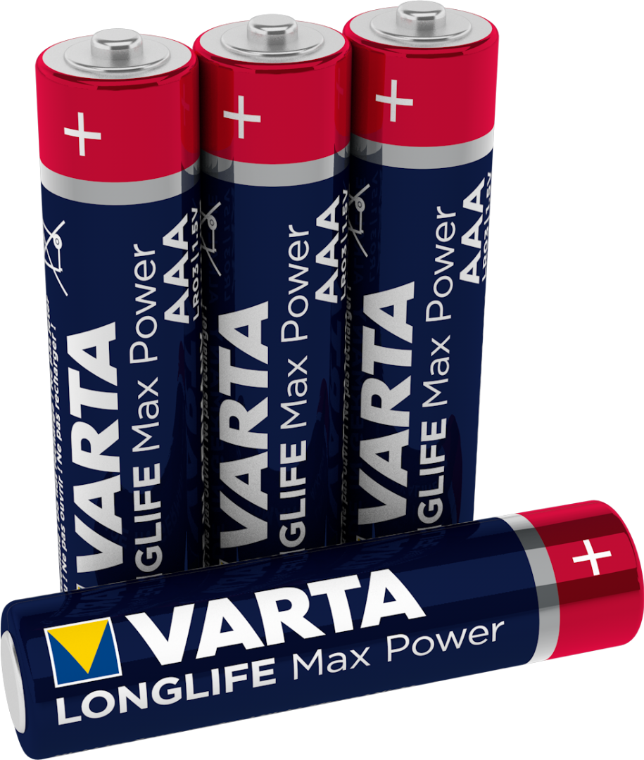 Set 4 baterii alcaline AAA  Varta