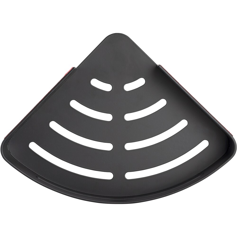 Raft de colt WENKO Bivio, aluminiu, 30.5 cm, negru