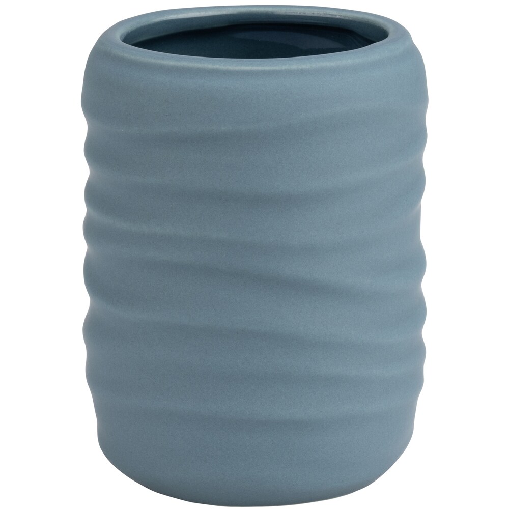 Pahar baie WENKO Illana, ceramica, albastru petrol