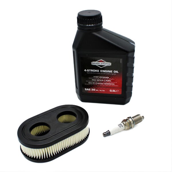 Kit ingrijire motor BRIGGS & STRATTON, ulei motor SAE 30, filtru aer, bujie, 550E, 550EX, 575EX
