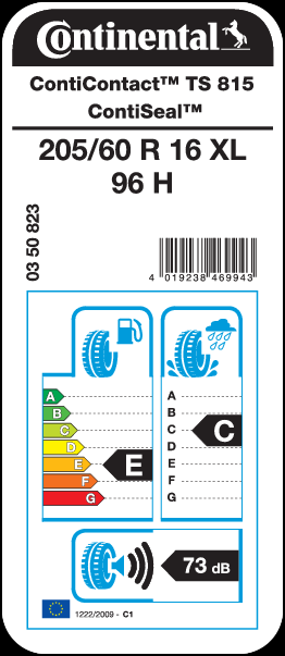 Anvelopa all season CONTINENTAL ContiContact TS 815 205/60R16 96H XL