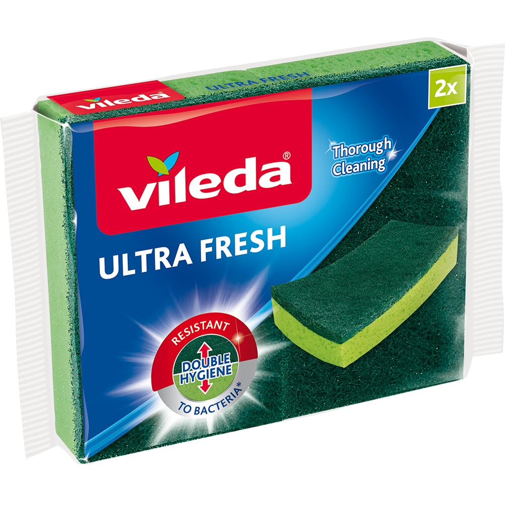 Burete de vase VILEDA Ultra Fresh, 2 bucati