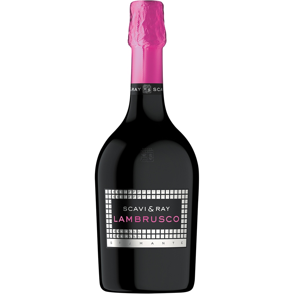 Vin spumant rosu Scavi & Ray Lambrusco Emilia IGT Dolce, 0.75L