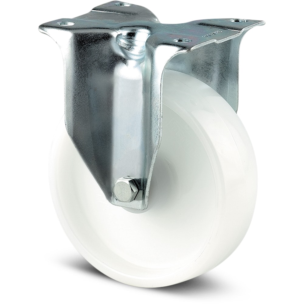 Roata fixa TENTE, poliamida, 125 mm, 275 kg, alb