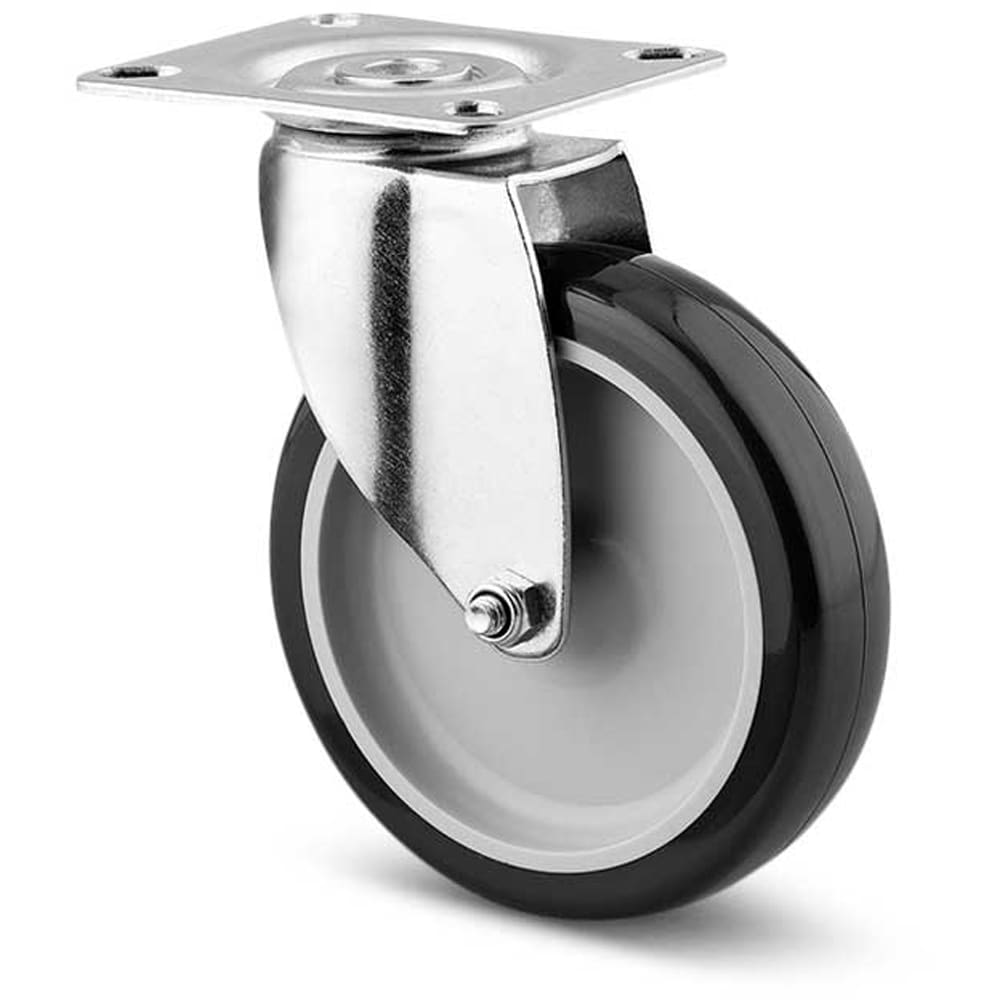 Roata pivotanta TENTE, poliuretan, 50 mm, 50 kg, gri