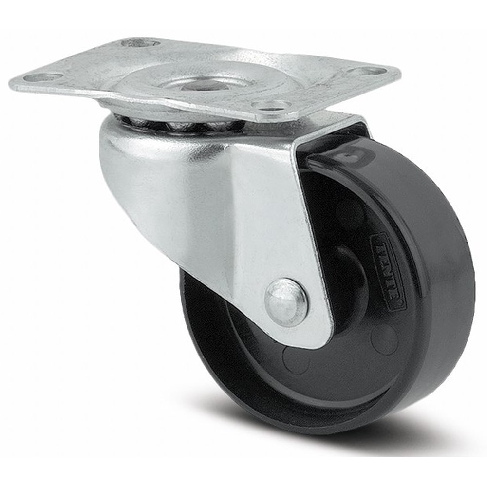 Roata pivotanta TENTE, polipropilena, 38 mm, 25 kg, negru