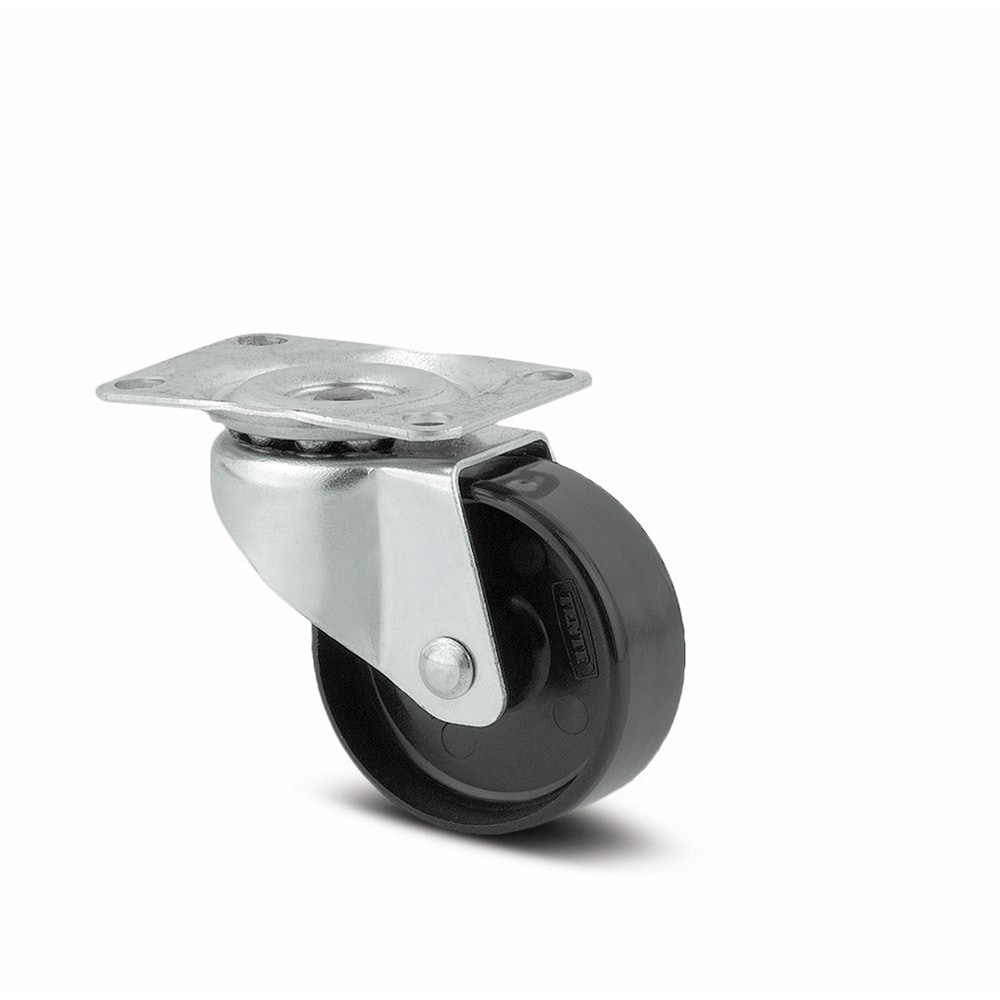 Roata pivotanta TENTE, polipropilena, 50 mm, 50 kg, negru