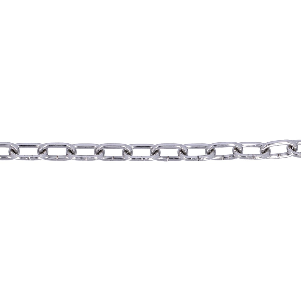 Lant sudat SUKI, zale scurte, inox marin (A4), D 4 mm, L 25 m
