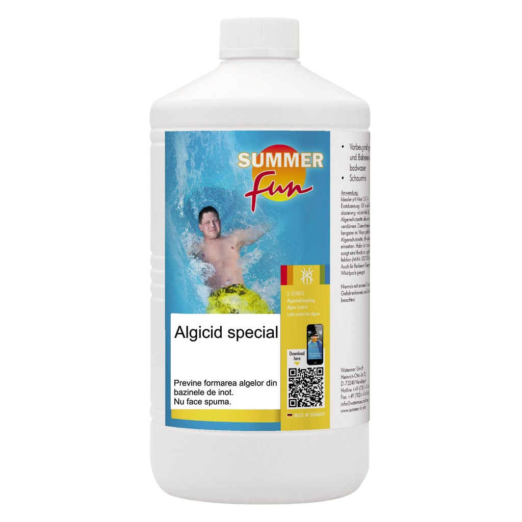 Tratament piscina SUMMER FUN, Algicid special, 1 L