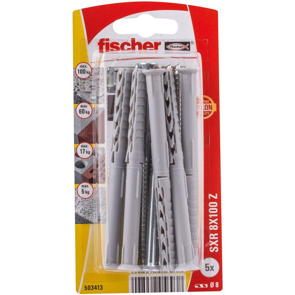 Surub cu diblu beton FISCHER SXR, 8 x 105mm, 5buc