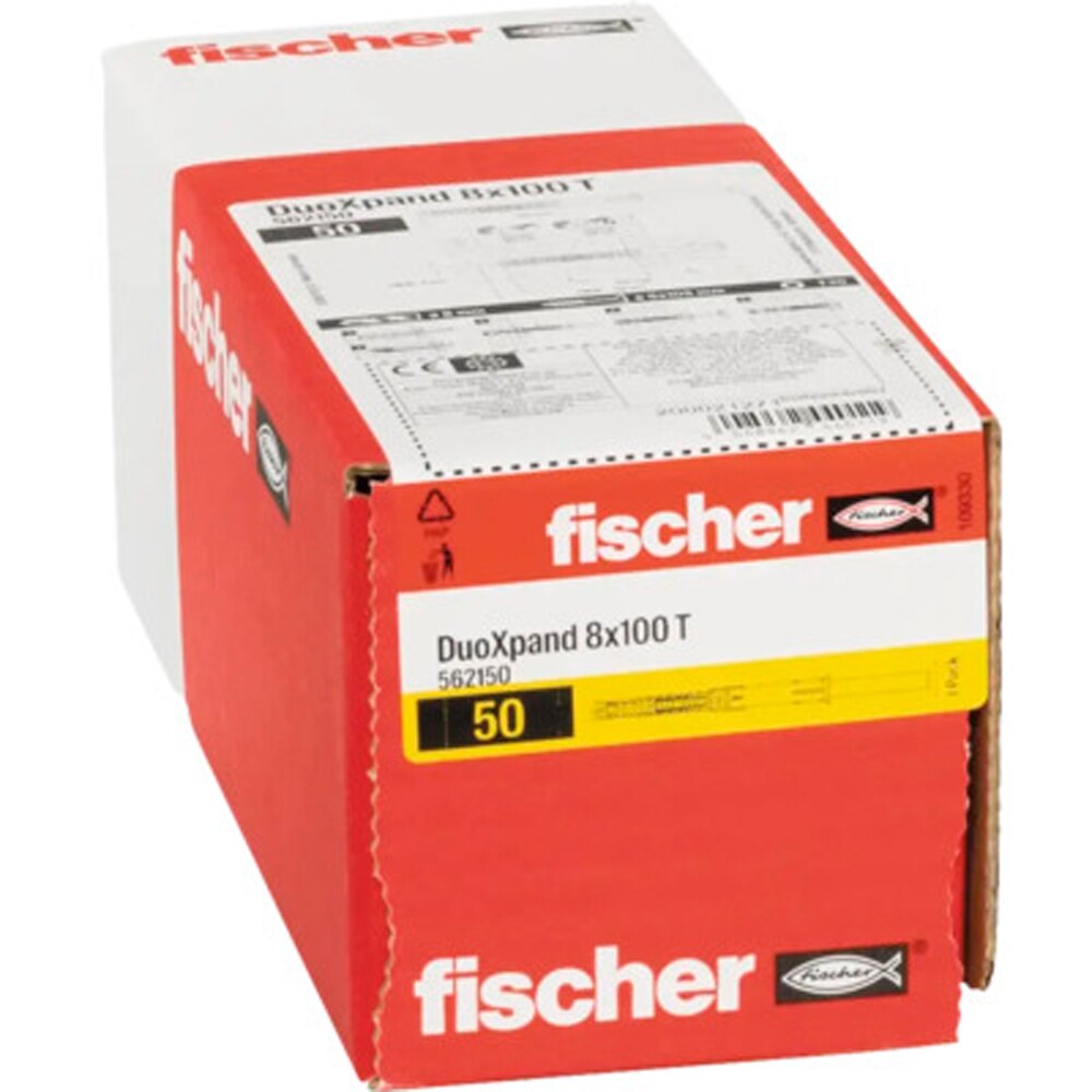 Surub cu diblu universal FISCHER DuoXpand, 8 x 105mm, 50buc