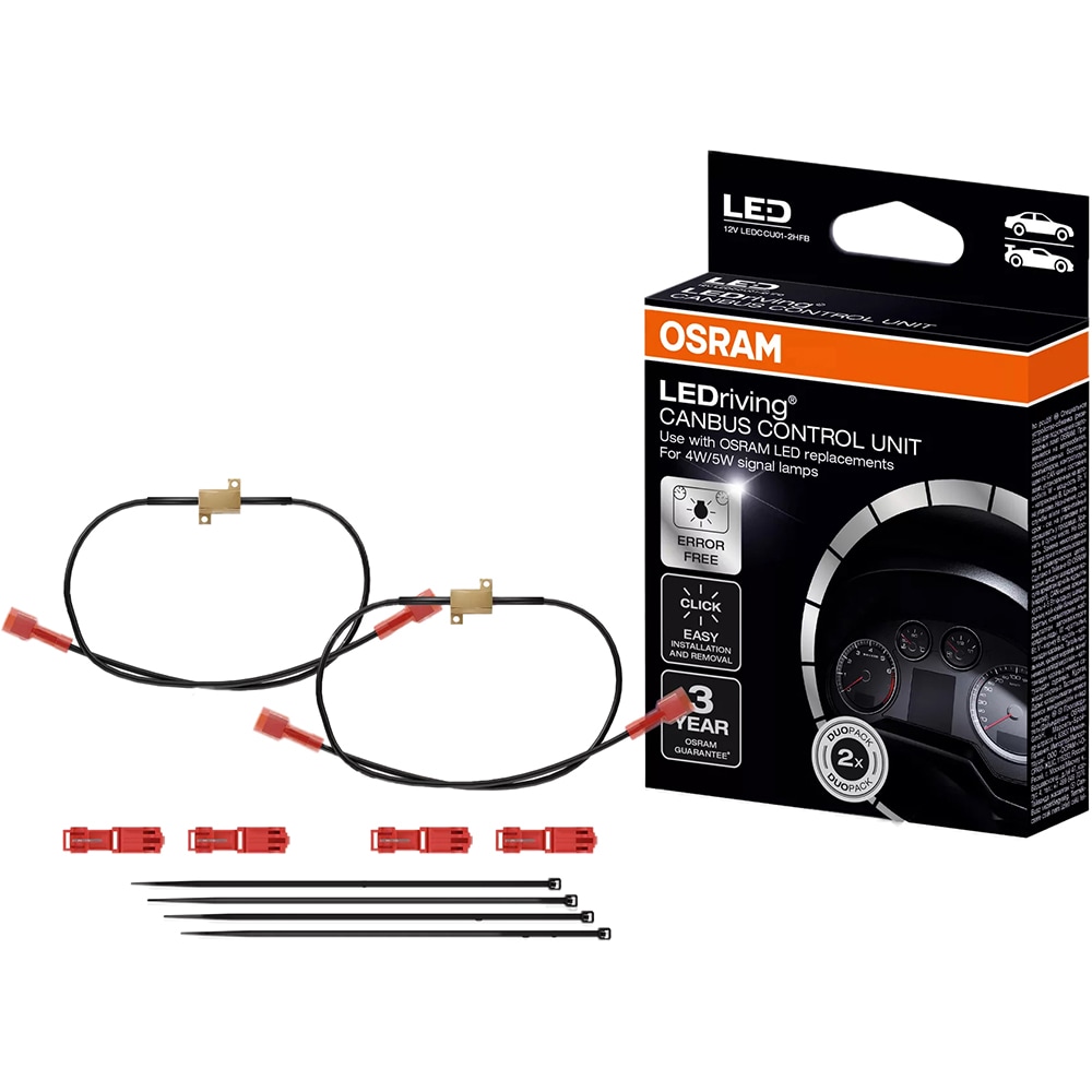 Bec auto LED OSRAM LEDCCU01, , 3200K, 55W, 12V, 2buc