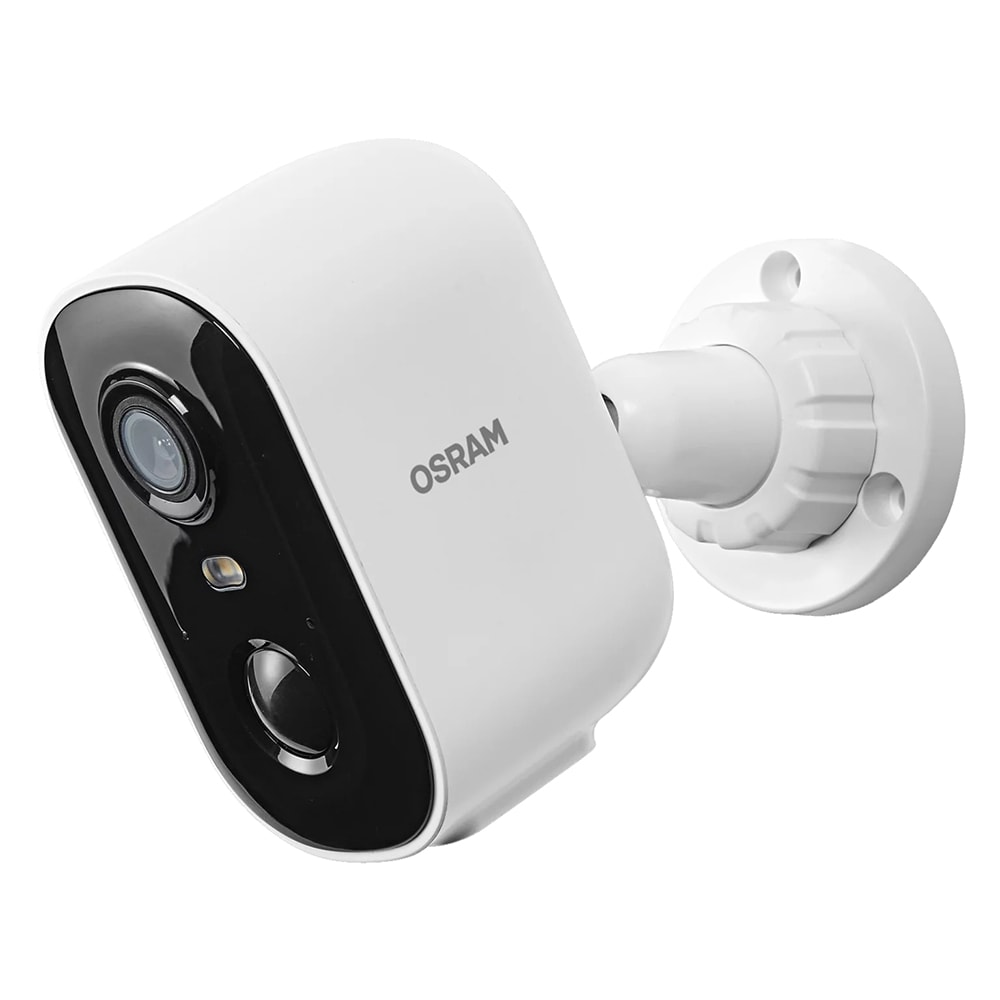 Camera IP Wireless OSRAM Smart+, 2K QHD, 4MP, panou solar, IR, Night Vision, alb