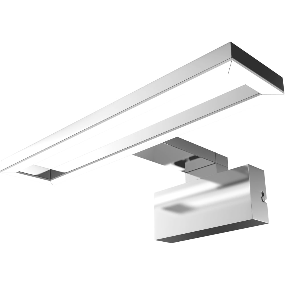 Aplica LED OSRAM Saturn, 9W, 1050lm, 4000K, IP44, argintiu