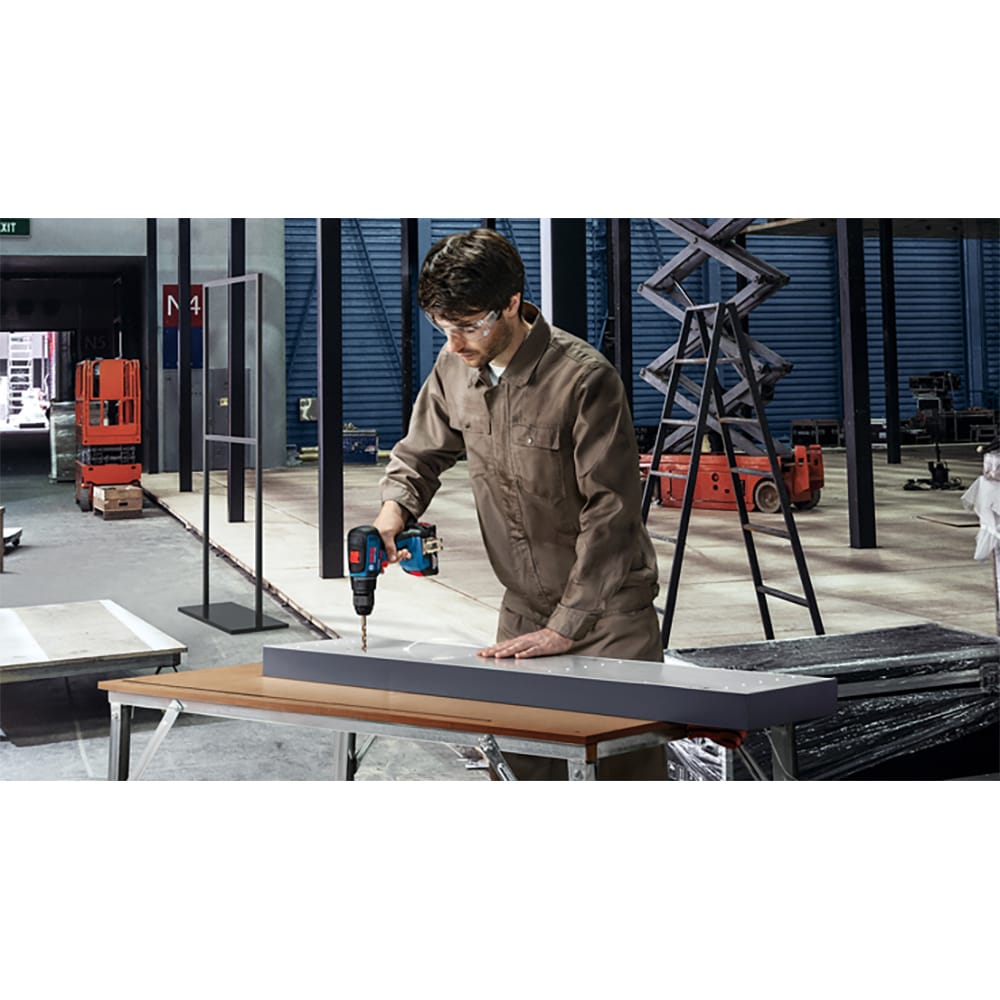 Masina de gaurit si insurubat cu percutie Bosch Professional GSB 18V-50, 18V, 2 x 2Ah, 1800RPM, 28/50Nm