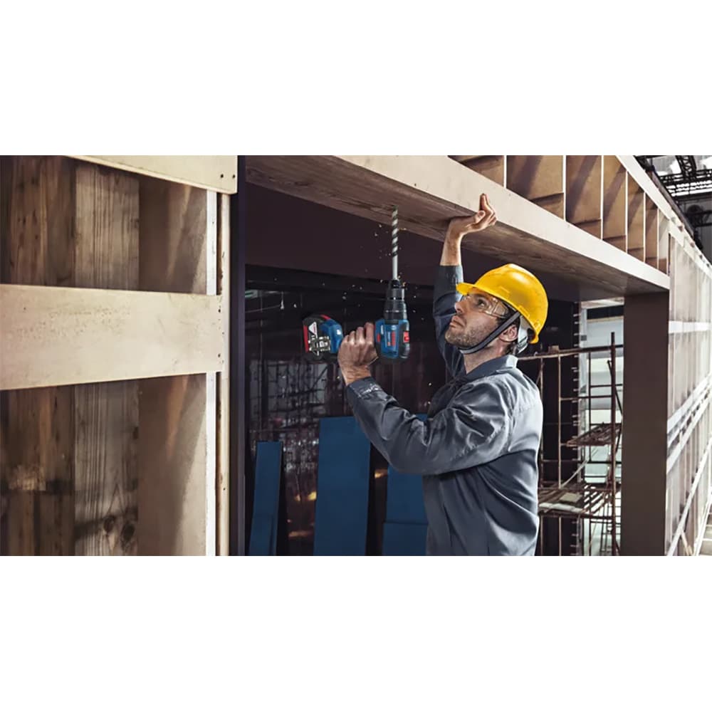 Masina de gaurit si insurubat cu percutie Bosch Professional GSB 18V-50, 18V, 2 x 2Ah, 1800RPM, 28/50Nm