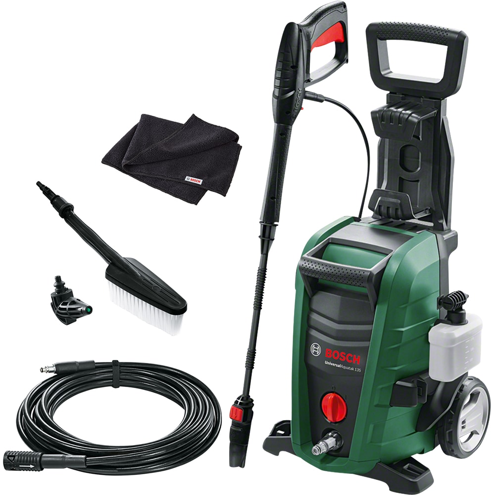 Aparat de spalat cu presiune BOSCH UniversalAquatak 135 Car Cleaning kit, 1900W, 135bar, 410l/h