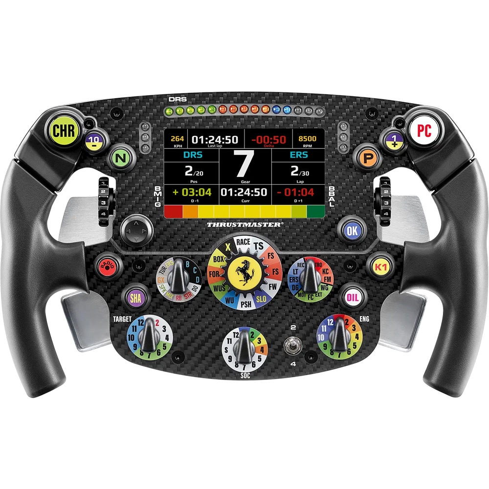 Volan Gaming THRUSTMASTER Ferrari SF-25 Edition, PS5/PS4/Xbox/PC, negru-rosu